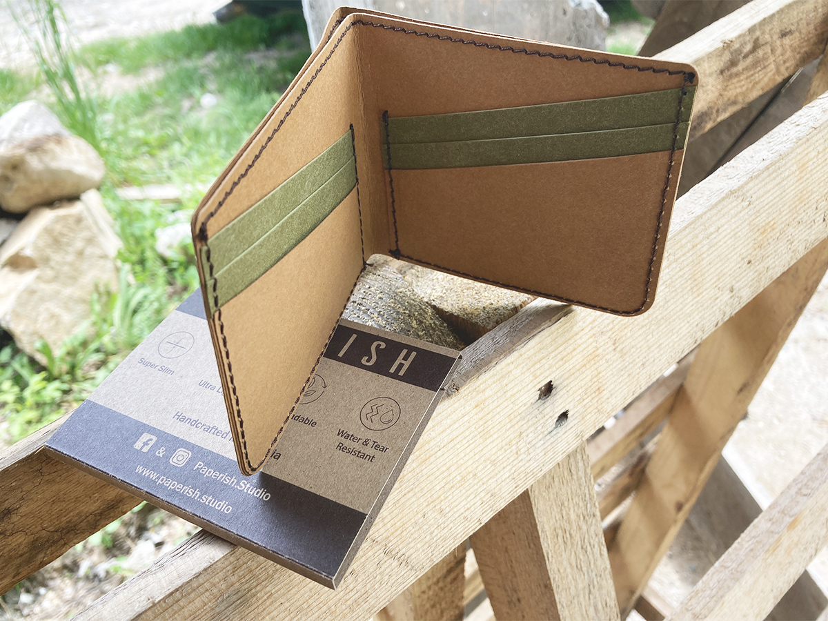 Classic Wallet | Brown &amp; Green open without card.jpg