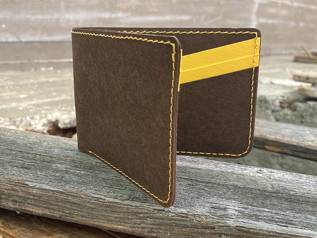 Classic Wallet | Chocolate & Yellow outside.jpg
