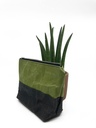 Travel / Beauty Pouch | Green & Black