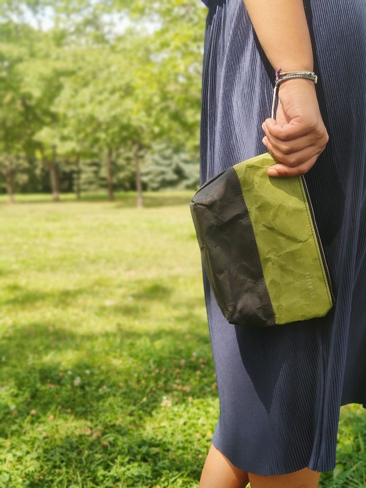 Travel / Beauty Pouch | Green & Black