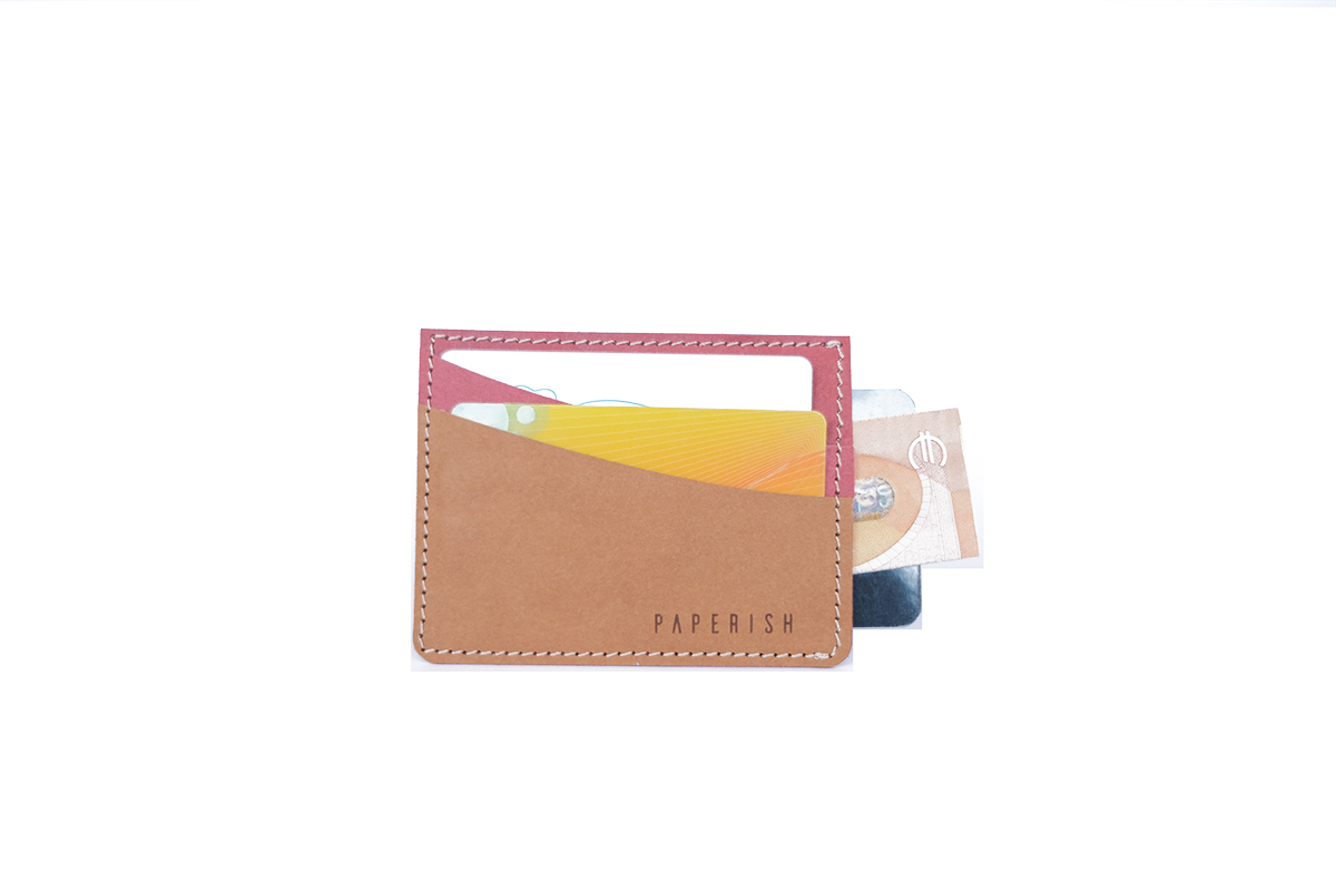 Cardholder WAVE | Red &amp; Brown - 3.jpg