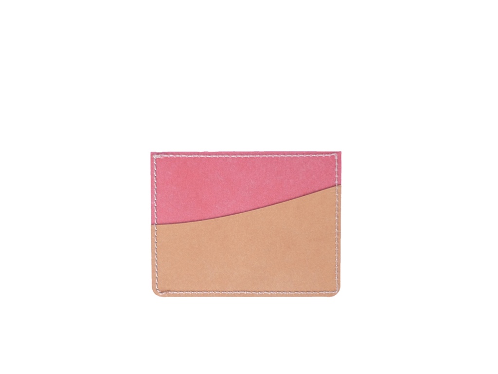 Wave Cardholder - Red & Brown 2.jpg
