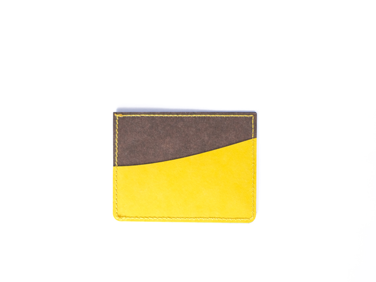 Wave Cardholder - Chocolate &amp; Yellow 2.jpg