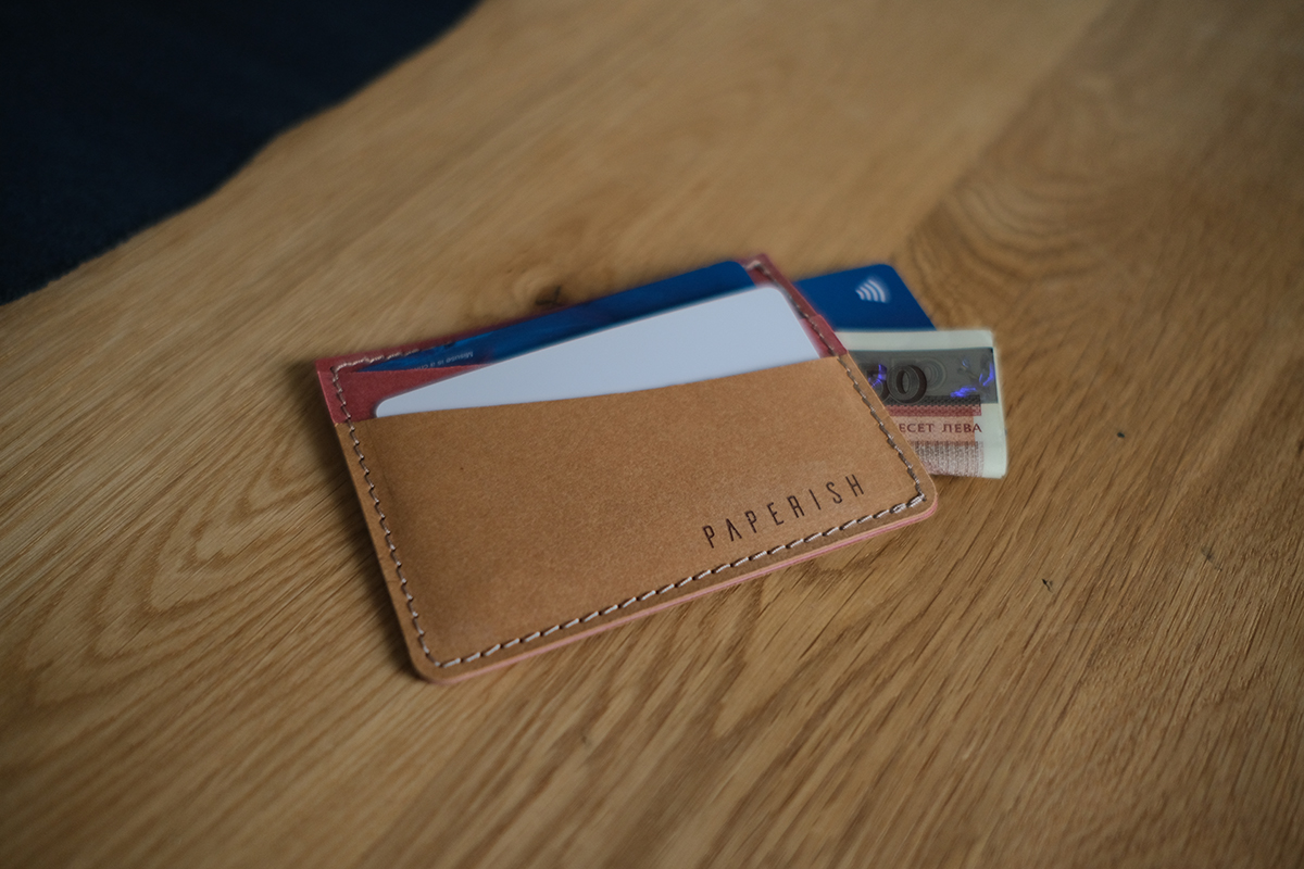 Wave Cardholder - Red &amp; Brown 4.jpg