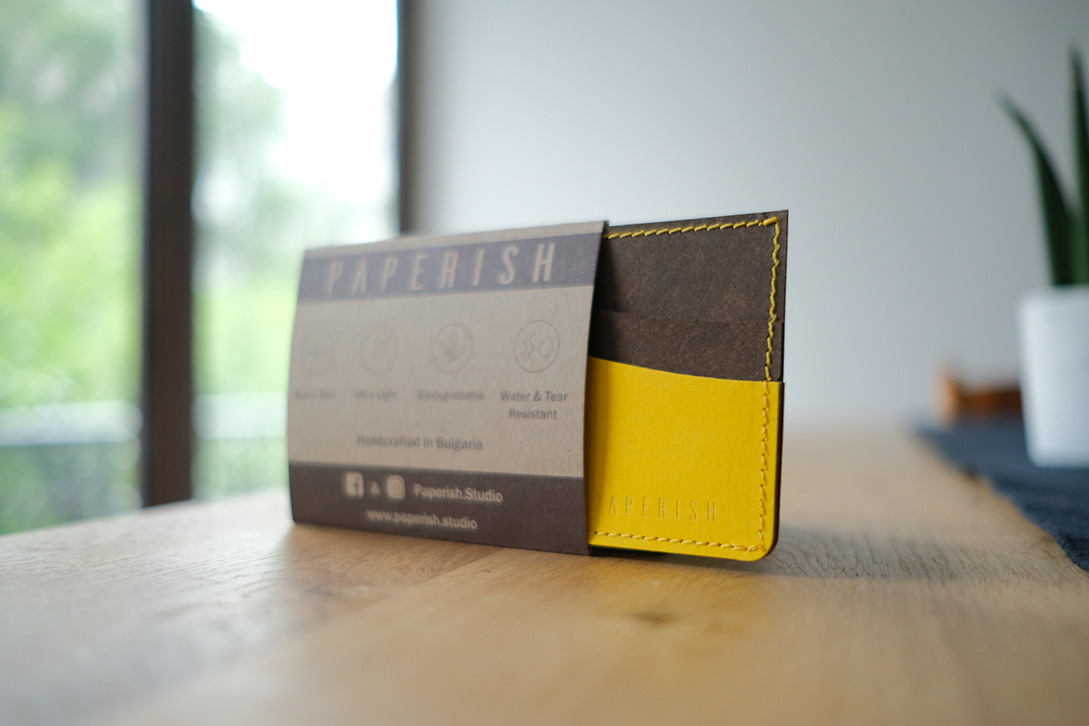 Wave Cardholder - Chocolate &amp; Yellow 3.jpg