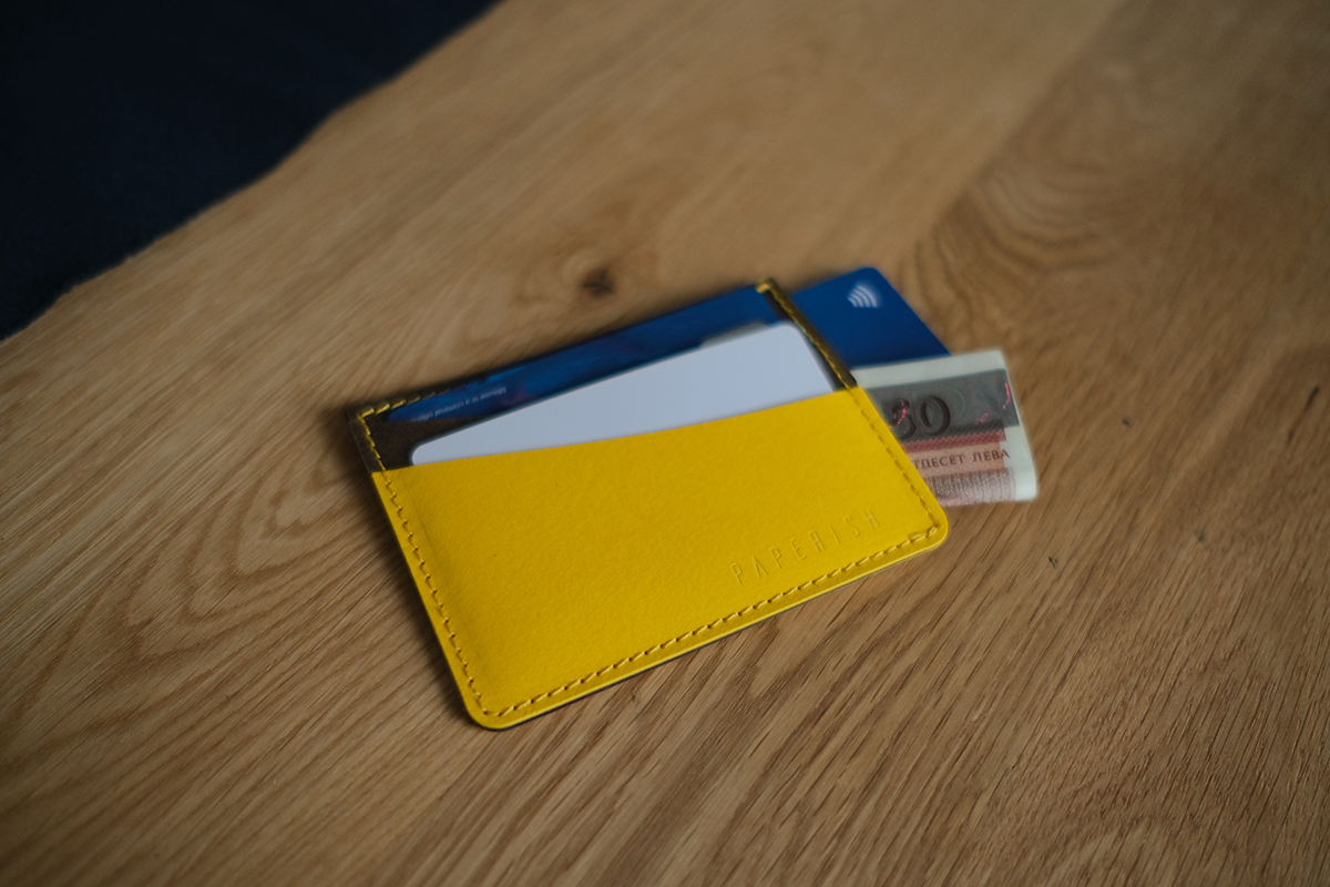 Wave Cardholder - Chocolate &amp; Yellow 4.jpg