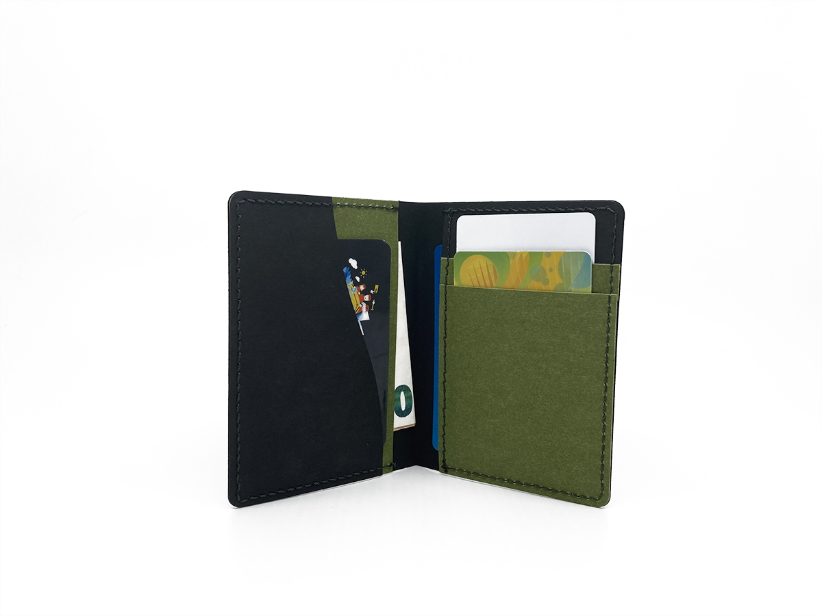 Micro wallet Black &amp; Green - 3.jpg