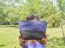 Travel / Beauty Pouch | Blue & Black
