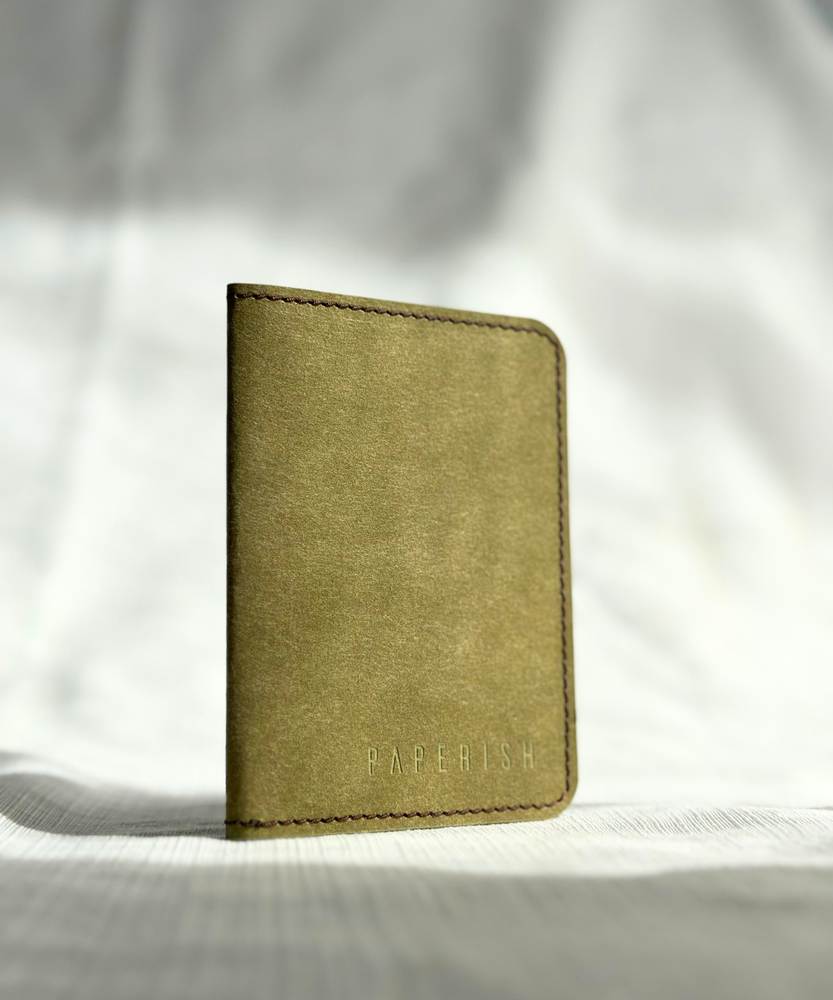 Micro Wallet AURA | Green & Chocolate