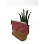 Travel / Beauty Pouch | Red & Brown