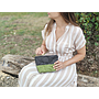 Travel / Beauty Pouch | Black & Green